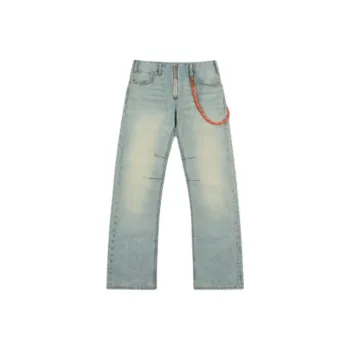 Good Bai X Levis GOOD BAI Collaboration Jeans Men Light Blue