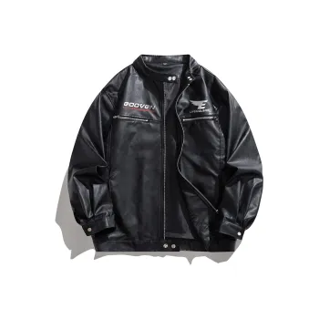 EOOVEN Leather Jackets Unisex