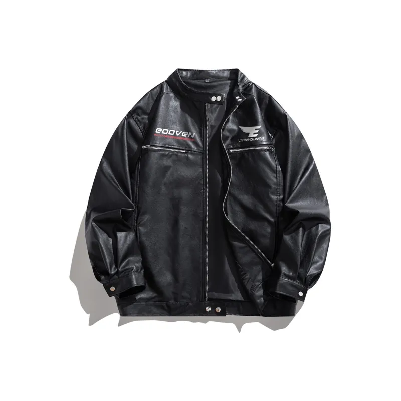 EOOVEN Leather Jackets Unisex-3