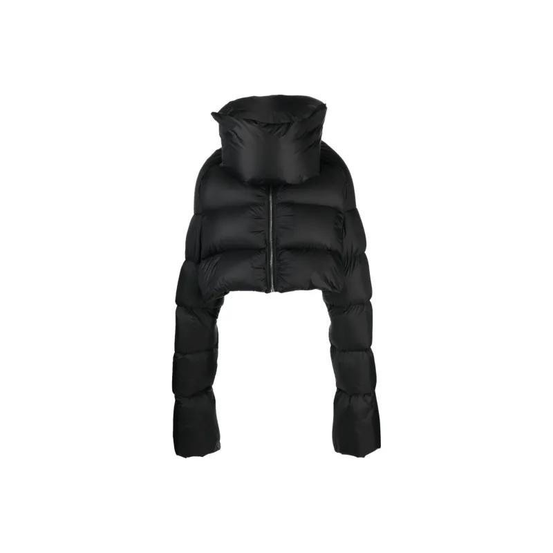 RICK OWENS Babel Mountain Duvet Cropped Jacket-0