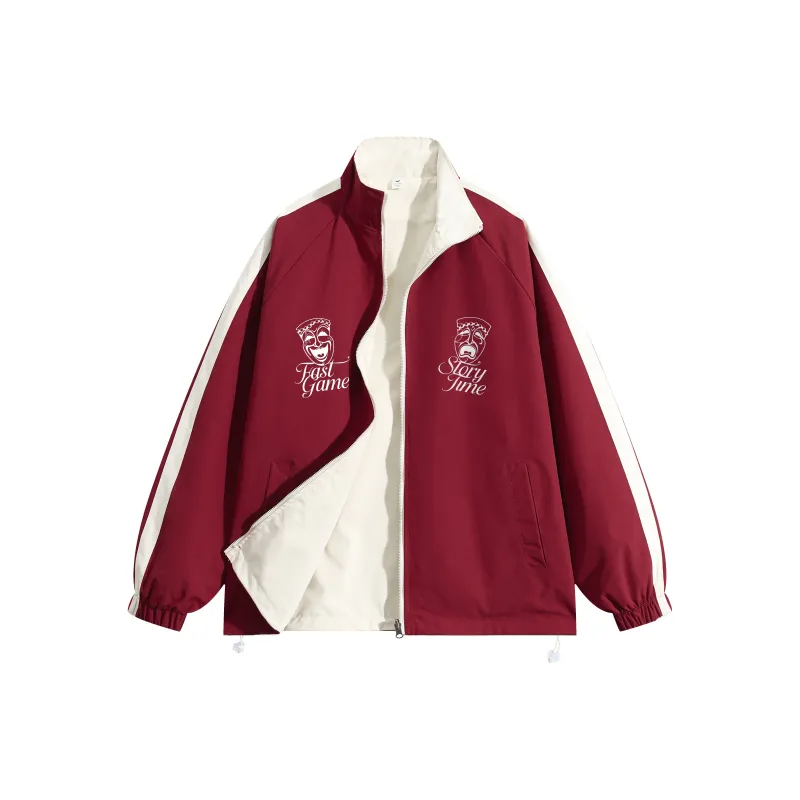 FASTFISH Jackets Coats Unisex Red-0