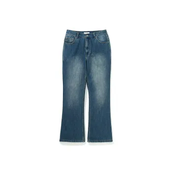 714STREET Jeans Unisex Dark Denim Blue