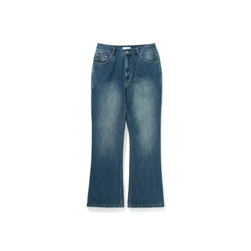 714STREET Jeans Unisex Dark Denim Blue