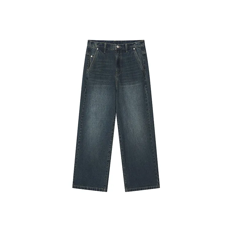 YOSHIYOYI Jeans Men Denim Blue-0