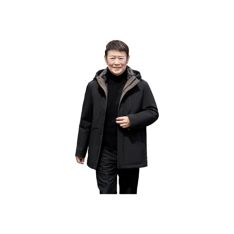 YAYA Down Jackets Men Black-0