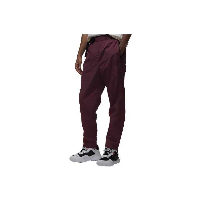 Jordan Knitted Sweatpants Men Burgundy-0