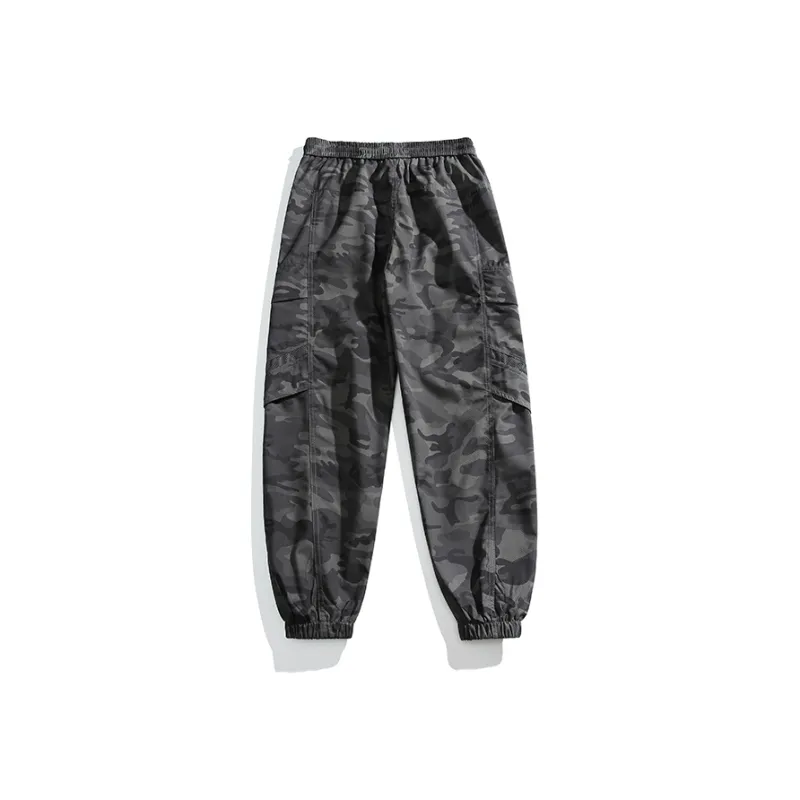 4T Cargo Pants Unisex Army Green Camouflage-1