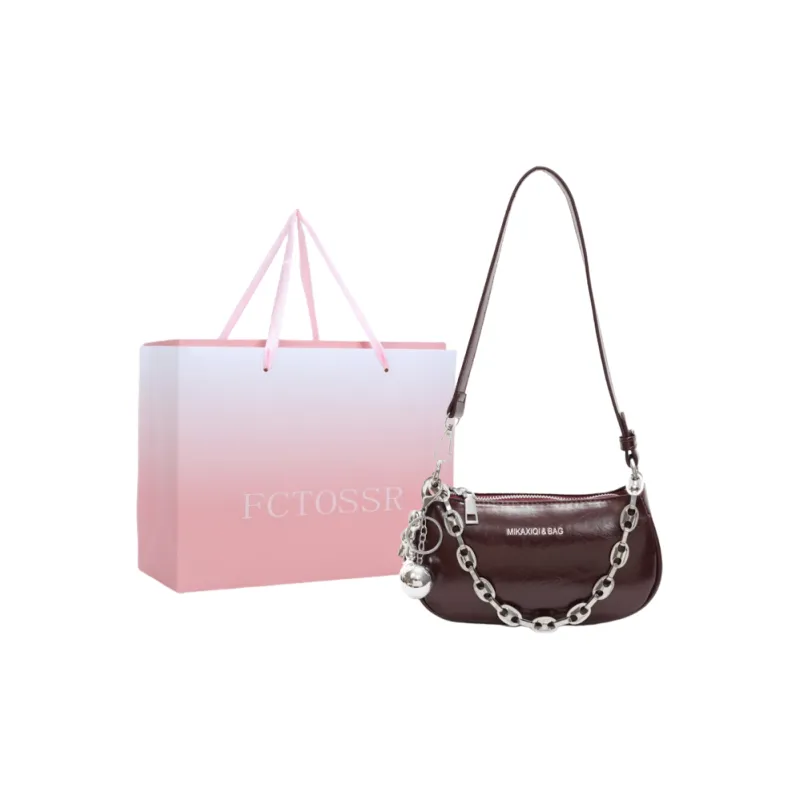 FCTOSSR PU Shoulder Bag Regular Women's White/Gray/Black/Pink/Coffee-20