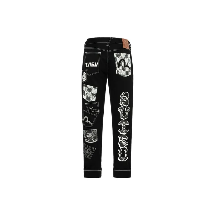 EVISU Jeans Men Black-0