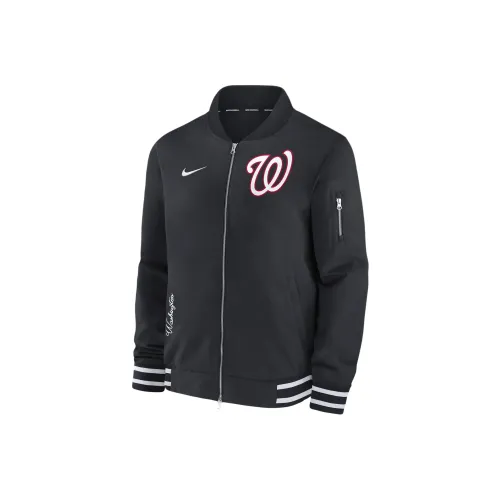 Nike Washington Nationals Authentic Collection Men's Nike Mlb Full-Zip Bomber Jacket