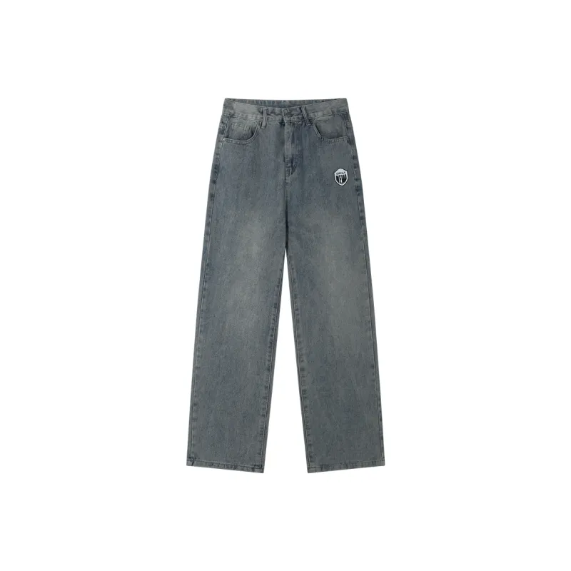 Gwola Loose Fit Straight Fit Jeans Unisex-11