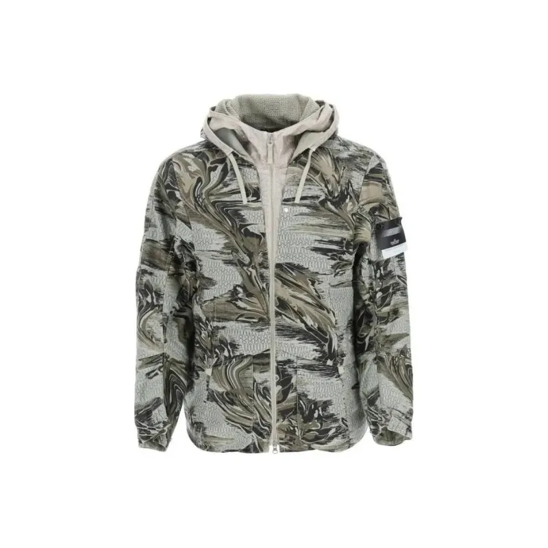 STONE ISLAND Jackets Coats Men Green-0