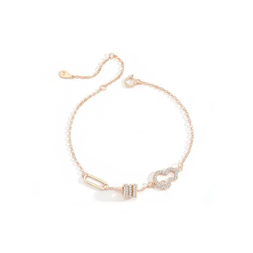 Love Link 999 Fine Silver Bracelets Women's