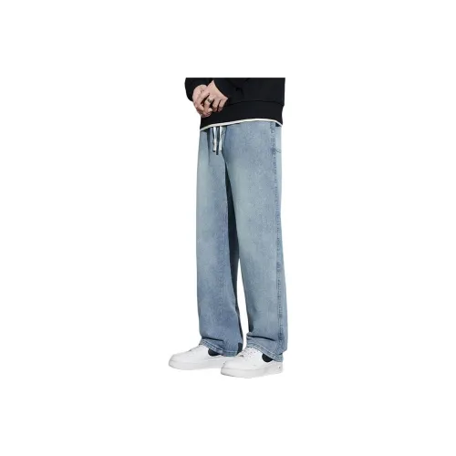 Menglaini Casual Pants Unisex Black