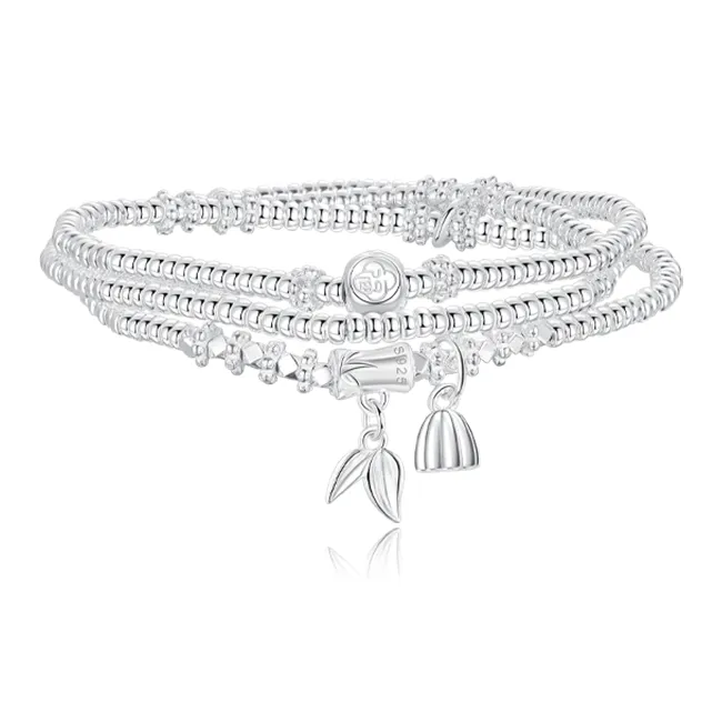 Hkgd S925 Silver Bracelets Unisex-0