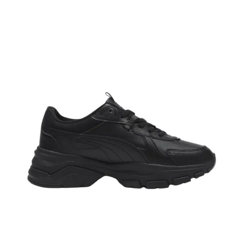 PUMA Cassia Via Anti Slip Wear Resistant Low Top Casual Shoes Women's Black-1