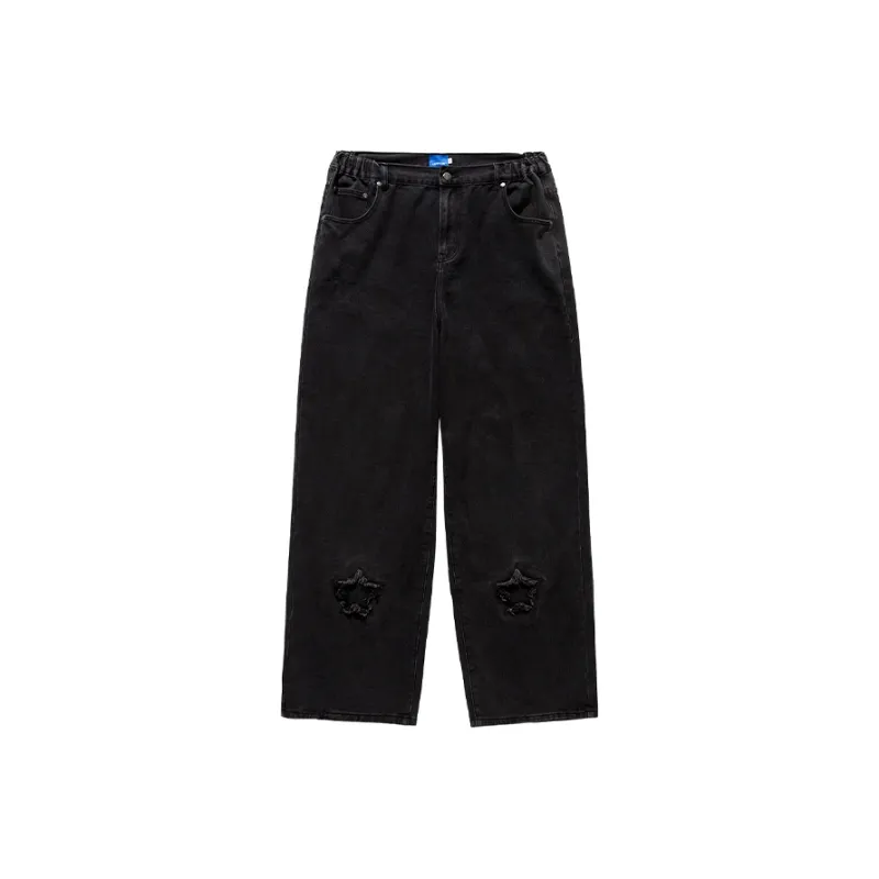 LOOKUN Jeans Unisex Black-0