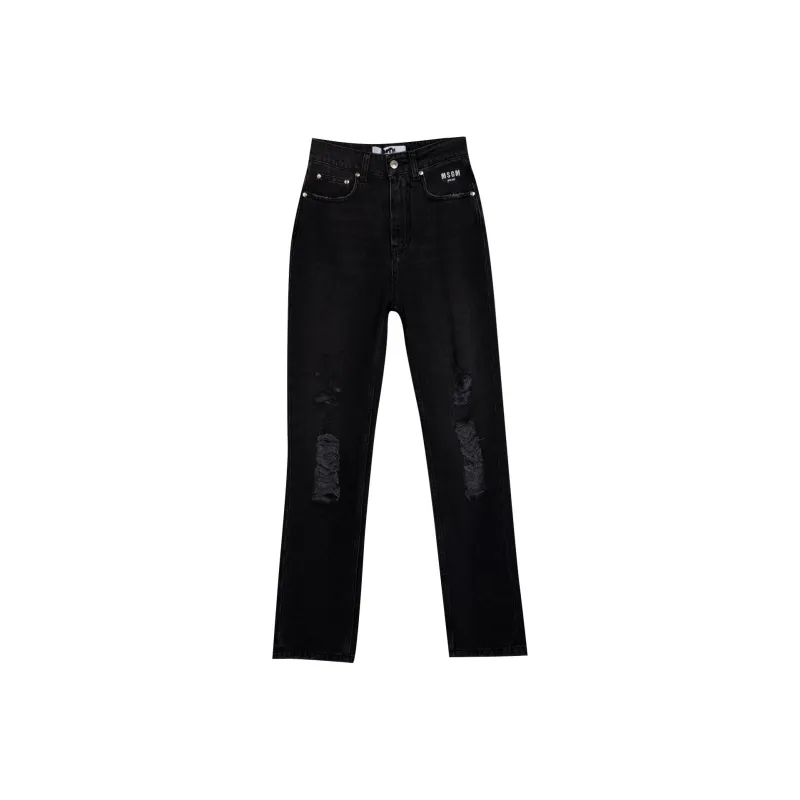 MSGM Jeans Men Black-0