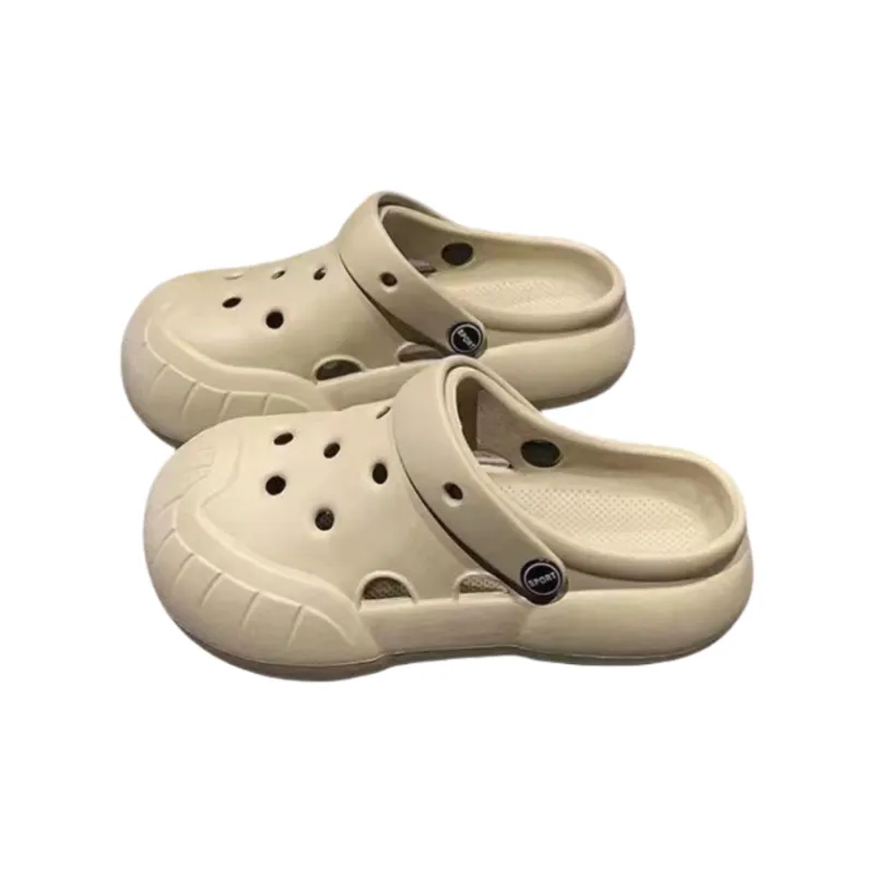 YUZHAOLIN DIY Clog Summer Wear Good Looking Slip Resistant Abrasion Resistant Couple Home Cute Coal Ball Clogs-10