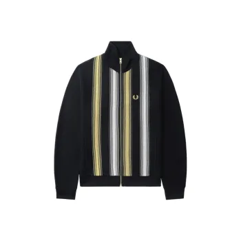 FRED PERRY FW24 Jackets & Coats Men Marine Blue