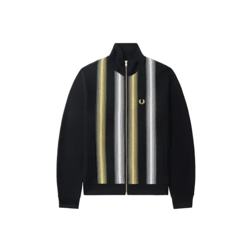 FRED PERRY FW24 Jackets & Coats Men Marine Blue