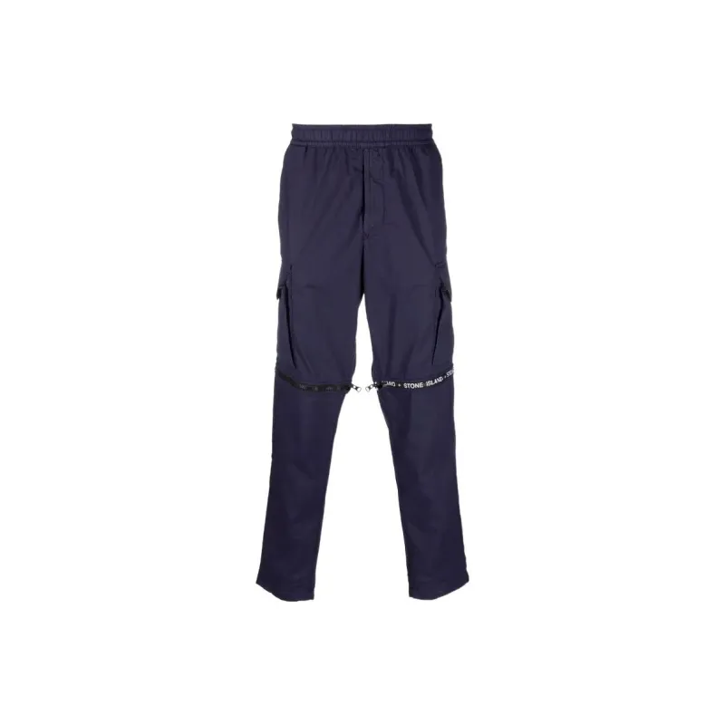 STONE ISLAND SS22 Casual Pants Men's Blue-0