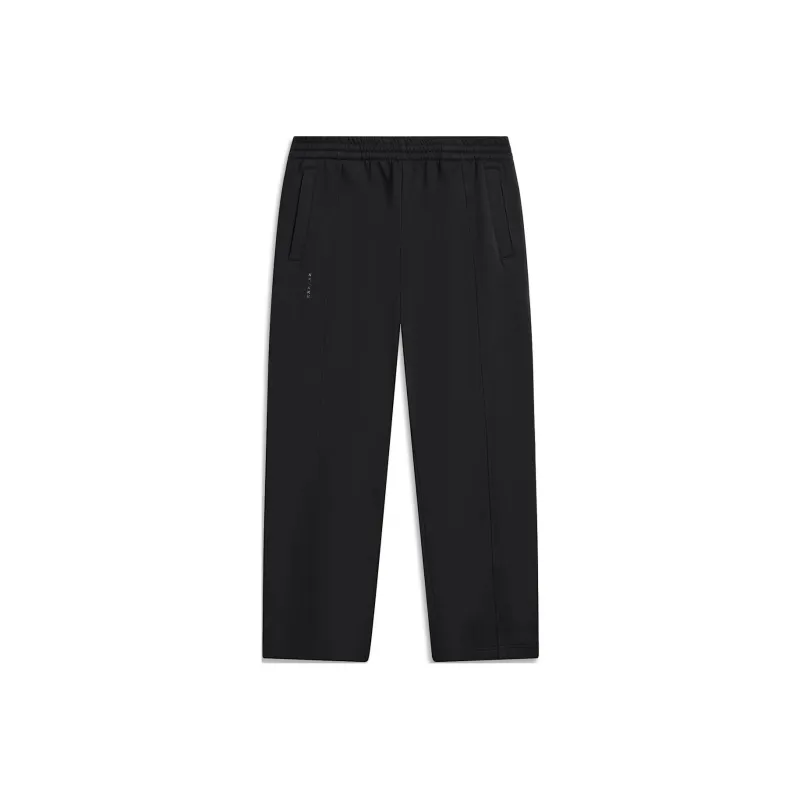 LiNing Sports Life Collection Knitted Sweatpants Men's Black-0