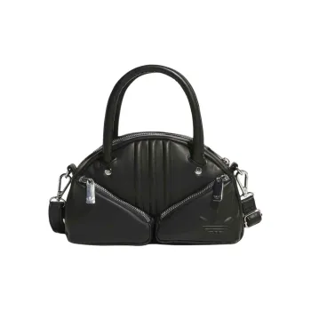Adidas Originals PU One Shoulder Handbag Trumpets Women's Black