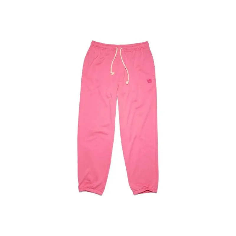 Acne Studios FW23 Knitted Sports Pants Unisex Pink-0