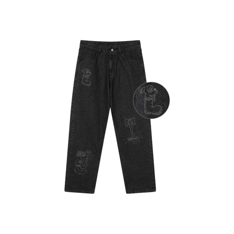 MIND ERROR Jeans Unisex-0