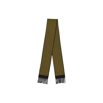 Valentino Chamber Fringed Edge Scarf