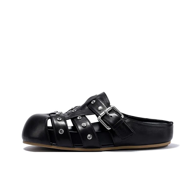 BELLALILY Closed Toe Slippers Women's-5