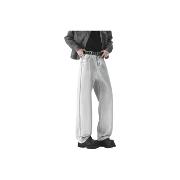 Dnnnnx Jeans Unisex White
