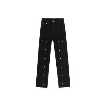 XINYINSU Jeans Unisex Black