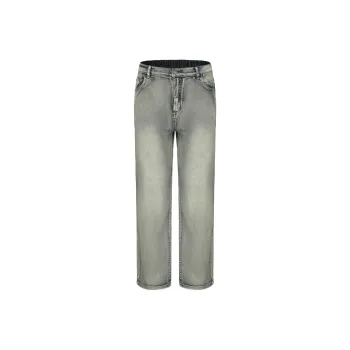COLDSTONE Jeans Unisex Distressed Yellow Mud