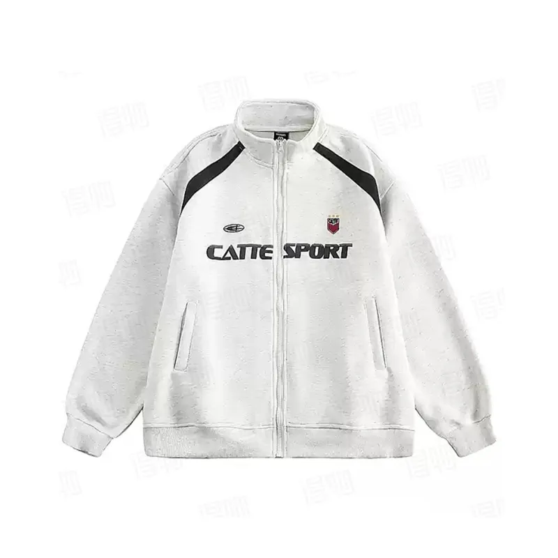 TESTUNG Jackets Coats Unisex Gray-0