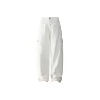 FAKE VINTAGE Jeans Unisex White