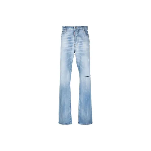 DSQUARED 2 Logo patch Tapered leg Jeans