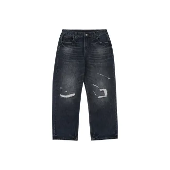 LUJIAMEN Jeans Unisex Blue Choose According To Size Chart