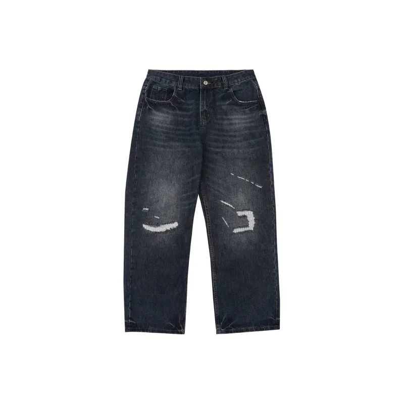 LUJIAMEN Jeans Unisex Blue Choose According To Size Chart-0