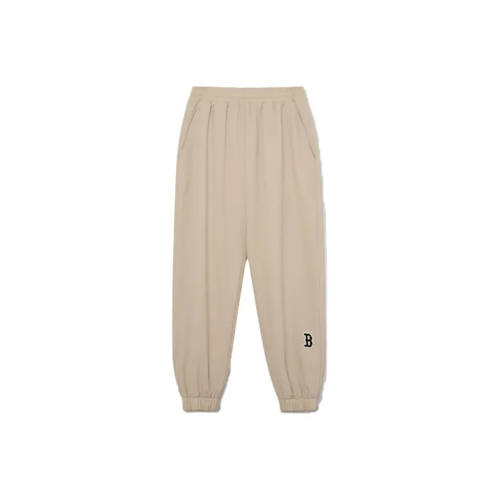 MLB Knitted Sweatpants Unisex Apricot-0
