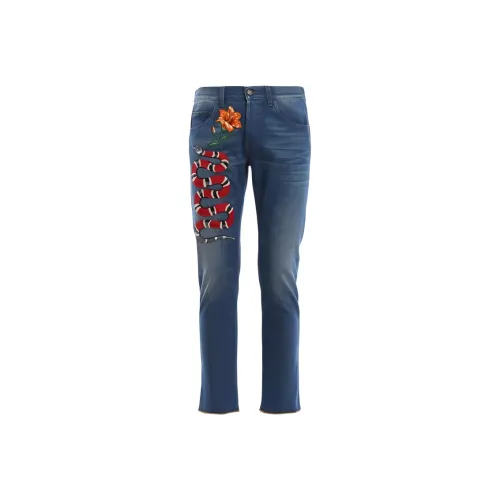 GUCCI Jeans Men Blue
