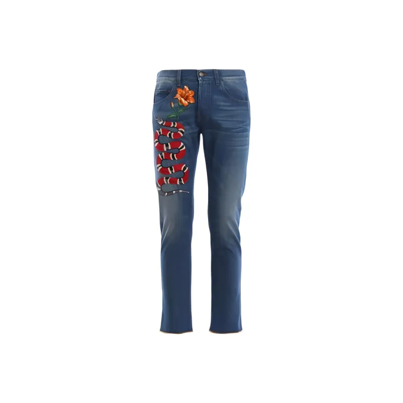 GUCCI Jeans Men Blue-0