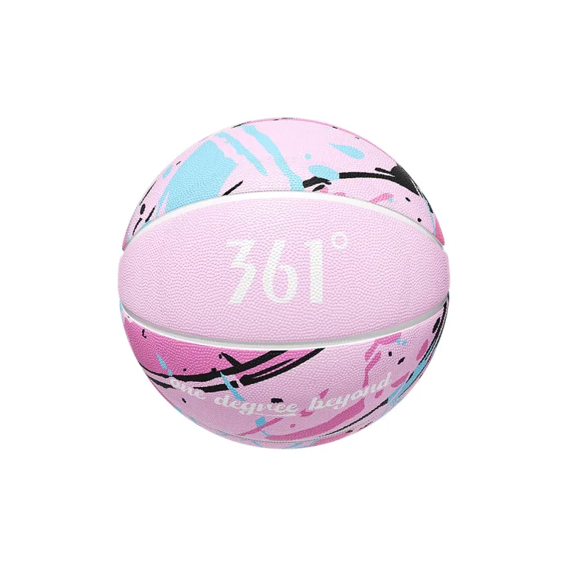 361° Rubber Basketball Cherry Blossom Pink Size 5/7 Training Unisex-1