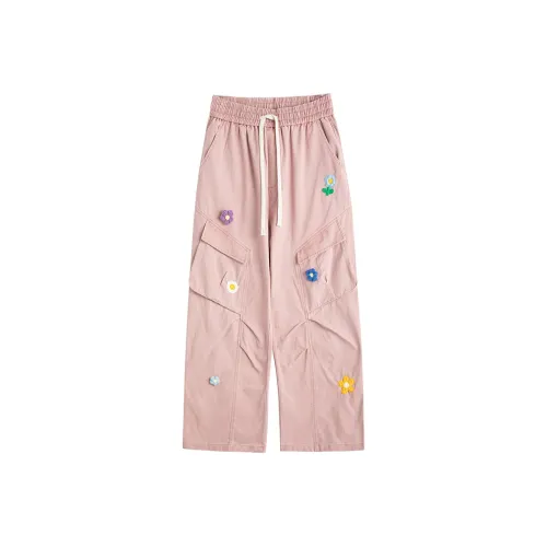 MIIOW Trend Party Series Cargo Pants Women's Pink