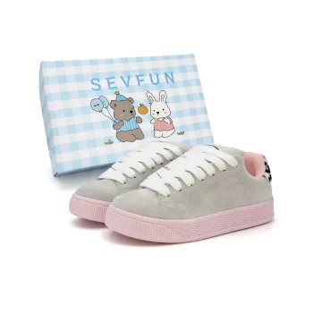 7 SEVFUN Low Top Skateboard Shoes Women's Box