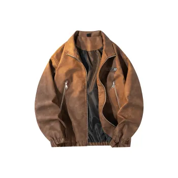 PAEFA Jackets Coats Fleece-Lined Thin Optional Unisex