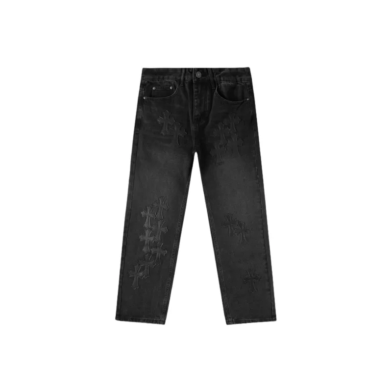 PANDA ADEVIL Jeans Unisex Black-0