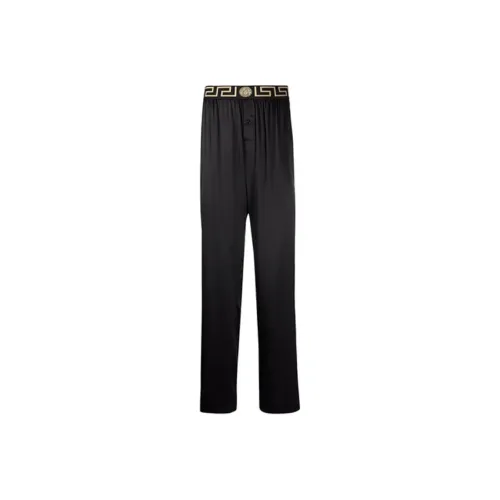 VERSACE Greca Border Silk Pyjama Trousers