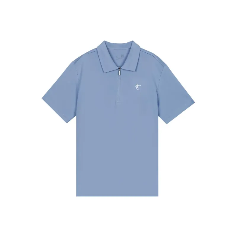 QIAODAN Sports Life Collection T Shirt Men's Soft Gray Blue-0